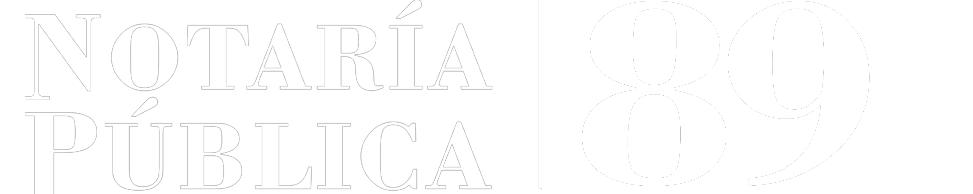 Notaría Pública No. 89